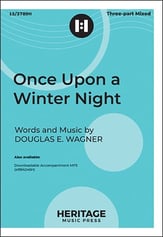 Once Upon a Winter Night Three-Part Mixed choral sheet music cover